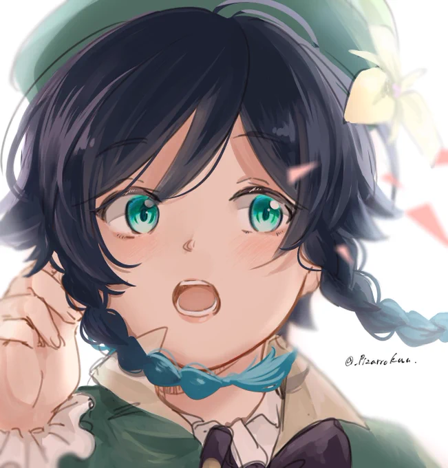 #Venti 💚「……!」 