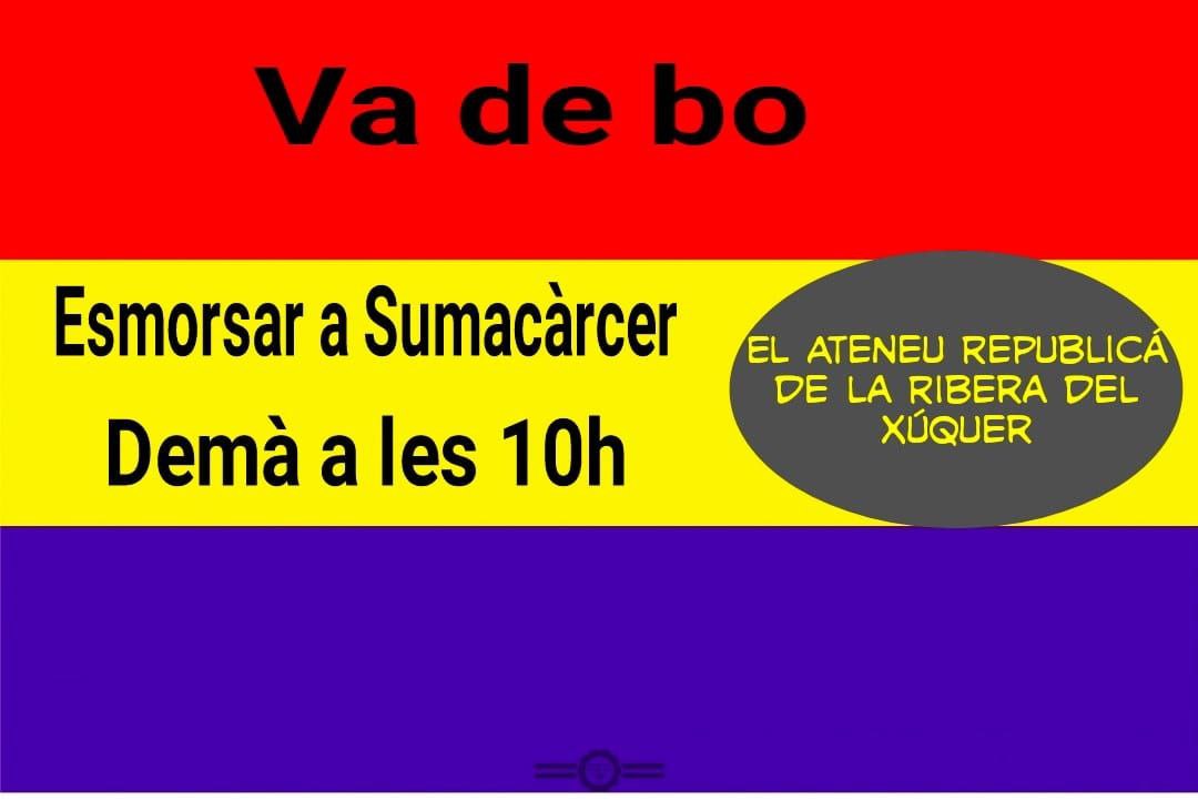 Esta mañana hemos asistido a un emotivo acto en Sumacàrcer en apoyo a la República, con la participación del Vicepresidente @Hector_Illueca  <a href="/rosamedel11/">Rosa Medel</a> y @klaquetta 
Gracias a los anfitriones y al organizador Antonio Montero Zarco