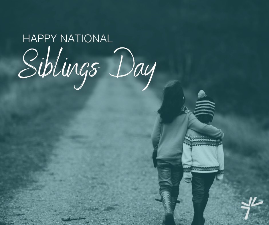 MAS_CommHealth's tweet photo. Siblings are put on this Earth to love and annoy each other. It's part of their job requirements! 

Happy National Siblings Day! https://t.co/HXUxnFmICC