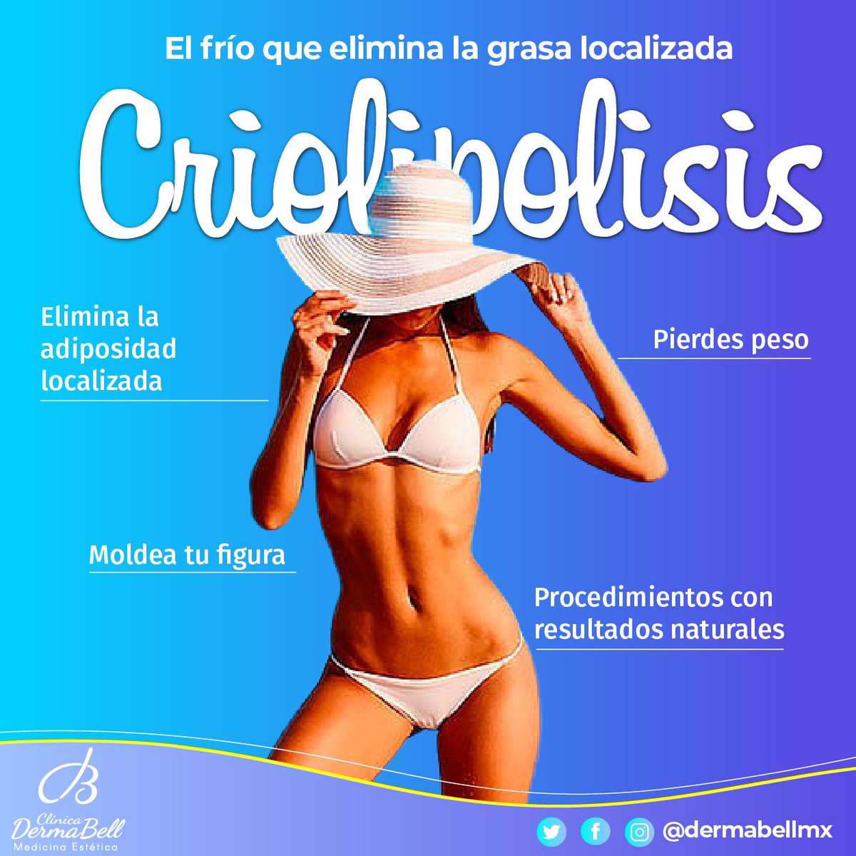 dermabellmx's tweet photo. Hoy en día encontramos numerosas opciones para tratar de mejorar la silueta sin recurrir al quirófano, pero como #CoolShaping de Clínicas #DermaBell no hay otra. https://t.co/ZsS1e4Yzyj