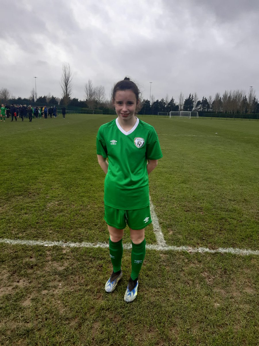 Congrats and good luck to Emma Duffy who plays for Ireland u15 soccer team this weekend in Newcastle, UK.