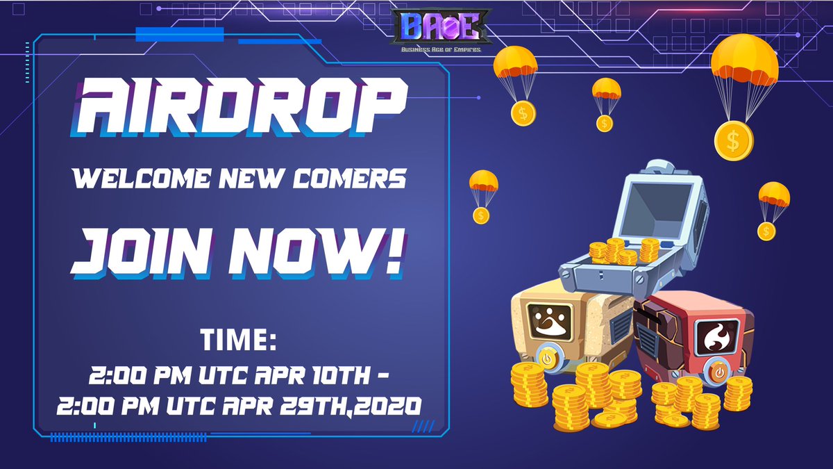 ‼️IT'S TIME TO JOIN MAoE AIRDROP NOW‼️

The AIRDROP EVENT for new members of MAoE Community is ON AIR now! 🔥
👉 Just to remind you that: 25,000MAoE will be released at this Airdrop event!

Complete all the tasks:
bit.ly/MAoEAirdropEve…