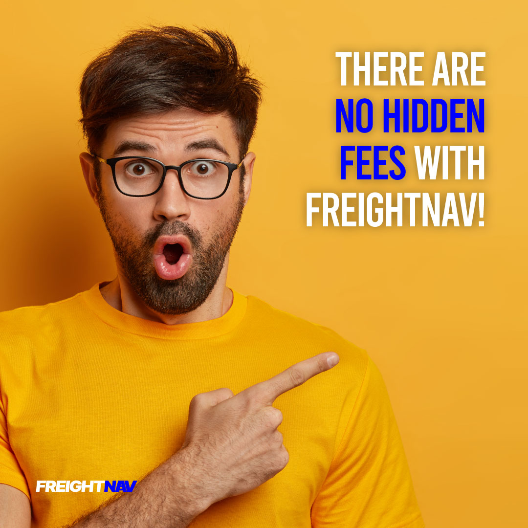 freight_nav's tweet photo. Ever closed a deal only to discover hidden fees at the end of it all? Not with FreightNav! 🙌

We only charge a minimal monthly subscription fee to our shippers. You pay the carrier directly on the rate they provided for you with no hidden fees.

#freight #trucking #shipping https://t.co/HKwv6dmTdb