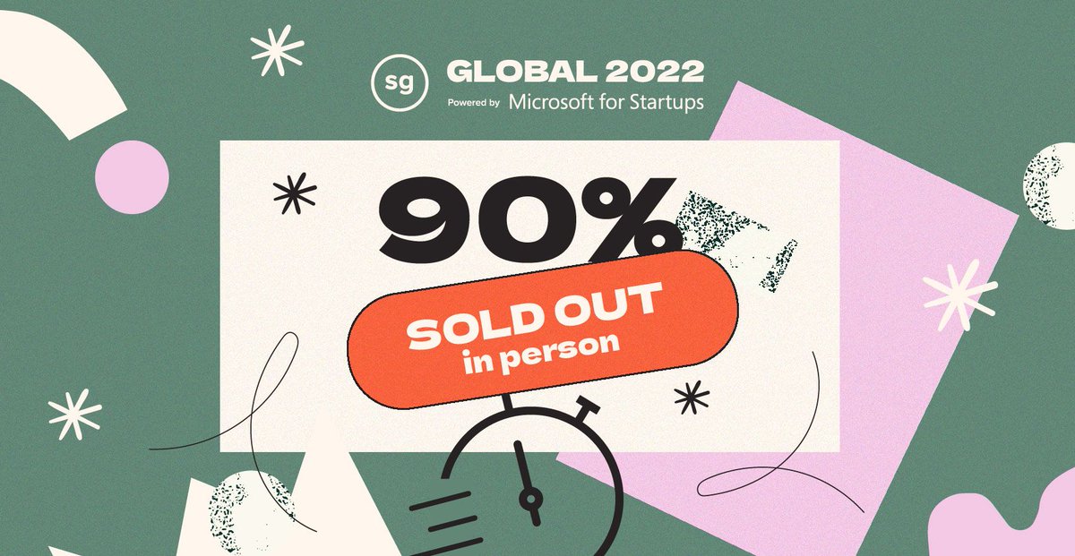 StartupGrindBA's tweet photo. ¿𝗔𝗹𝗴𝘂𝗶𝗲𝗻 𝗱𝗶𝗷𝗼 𝗦𝗼𝗹𝗱 𝗼𝘂𝘁? 😱 Estamos al 90% de capacidad en la Global Conference 2022 @StartupGrind 𝗻𝗼 𝘁𝗲 𝗾𝘂𝗲𝗱𝗲𝘀 𝘀𝗶𝗻 𝘁𝘂 𝘁𝗶𝗰𝗸𝗲𝘁!:
🎟 https://t.co/fkTaGzkYhB
#Startupgrind #StartupgrindBA #Founders #Entrepreneurship #Web3 #Blockchain https://t.co/h5NCJFvpOV