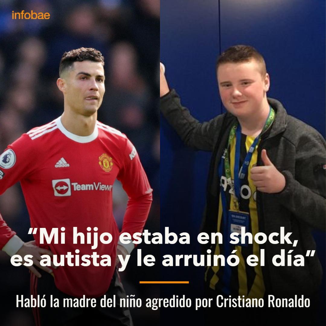 Hijo de Cristiano Ronaldo dio manotazo a niño por gritar ¡viva