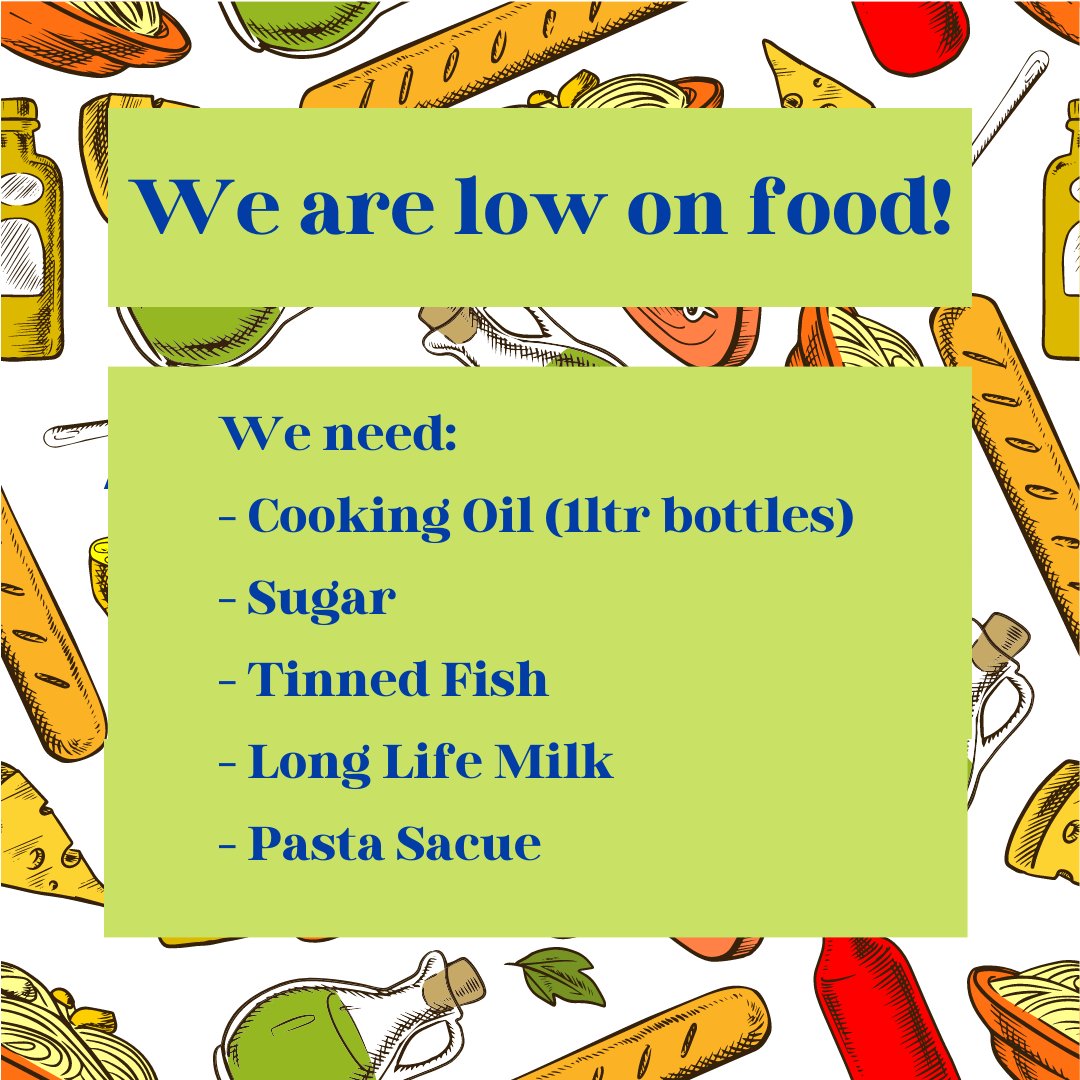 We are open Mon-Fri 10am-5pm, leave in yellow bin outside of these hours. 
FYI: Tesco, Asda, Sainsbury's and Ocado can deliver your online order to us.

Donate at: bit.ly/Sufra-Ramadan-… 
To pay Fidya or Kaffarah (£5/person – 100% restricted to food): cafdonate.cafonline.org/6777#!/Donatio…