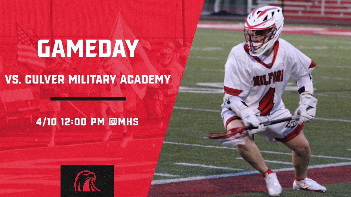 It’s a SUNDAY FUN DAY as your <a href="/MHSLacrosse_/">Milford Mens Lacrosse</a> team hosts the #5 ranked team in the Nation!! If you’re not getting challenged, you’re not getting better!!

#RollRed <a href="/clersunsports/">Clermont Sun Sports</a> <a href="/milford_flock/">Milford Flock</a> <a href="/milford_schools/">Milford Schools</a> <a href="/ECC_Sports/">ECC SID</a> @MilfordHsEagles <a href="/ENQSports/">Enquirer Sports</a> <a href="/mlaughman/">Melanie Laughman</a> <a href="/MikeDyer/">Mike Dyer</a>