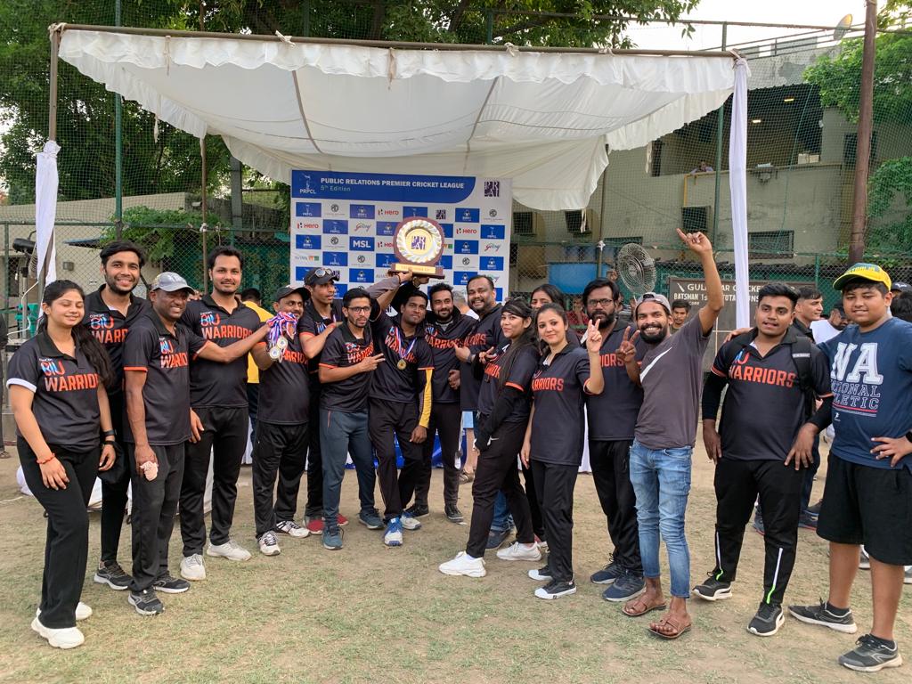 PRCAIndia's tweet photo. Congratulations Team BIU Warriors for such an amazing play and being the 1st Runner up at #PRPCL2022 #PRCAI @Concept_BIU https://t.co/slj4fcyz44