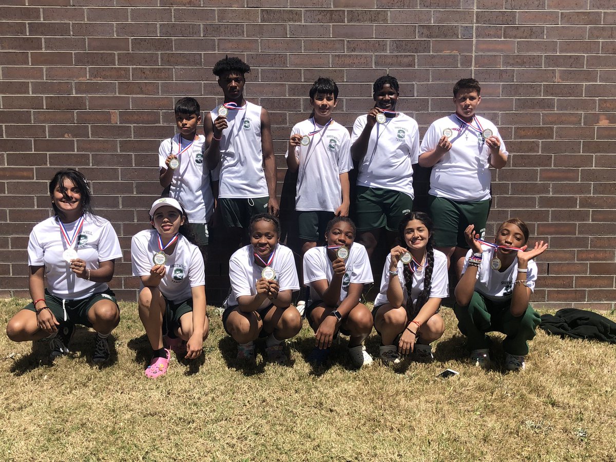 Congratulations to the Shotwell Tennis Team boys and girls they cleaned up today at the Aldine Tennis Tournament! Very proud of all of y’all!! <a href="/DeniseWin17/">Denise Winchester</a> <a href="/ShotwellMS_AISD/">Shotwell Middle School - Aldine ISD</a> <a href="/lmamerson/">LaTonia Amerson, Ed.D.</a> <a href="/Shotwell_PE/">ShotwellAthletics</a>