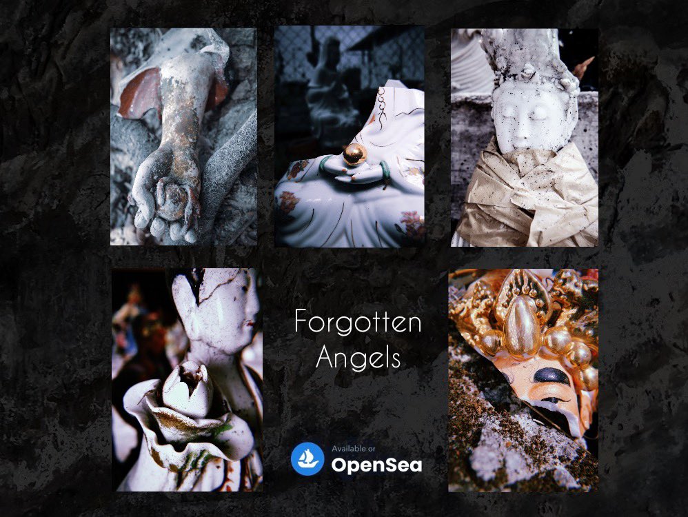 Kasper_Forest_'s tweet photo. #ForgottenAngels on @opensea now !
.
First batch: 10 1/1 photos, floor 0.3 ETH
.
Project begins with “Disposal and the Disposed”, to explore modern human’s attitude towards promises. More stories in the thread ⬇️
.
https://t.co/0fzSPD13tf
.
#nftphotography #NFTs #Photography https://t.co/M8ErVxo6To