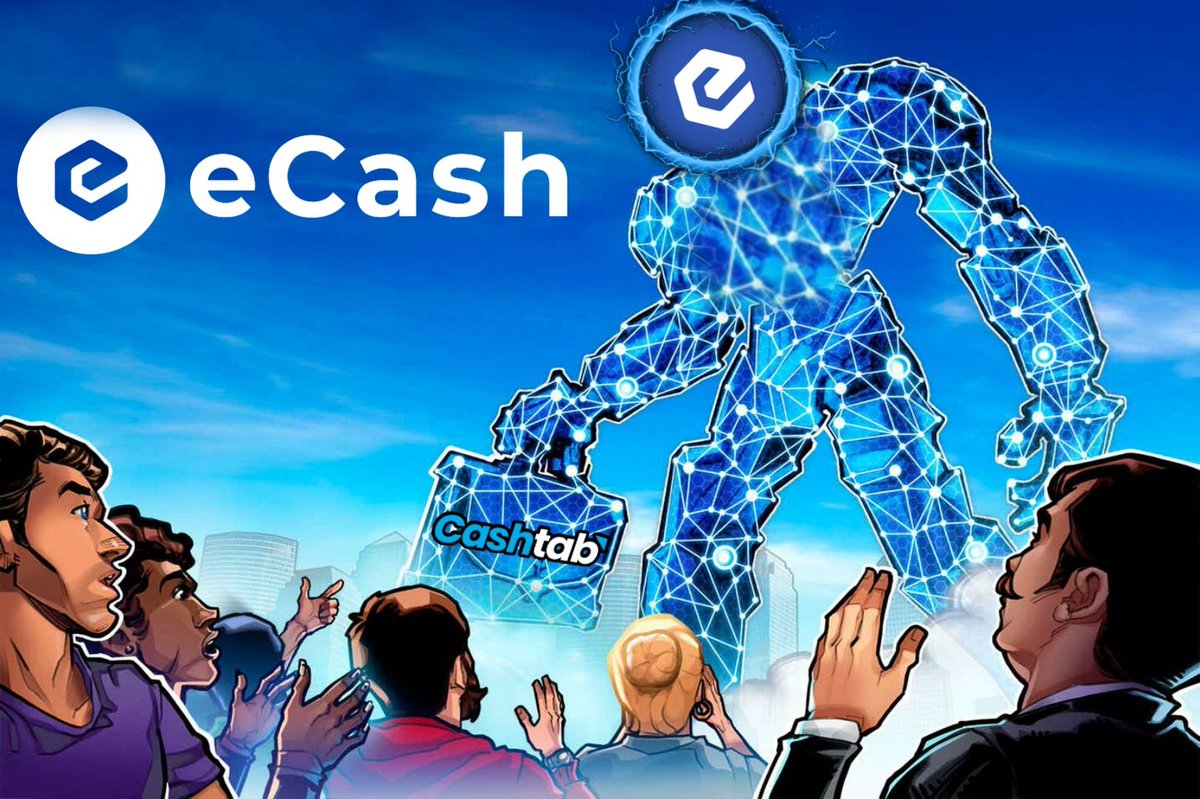 eCashtab's tweet photo. GM
The #eCash android has arrived and comes with its etoken briefcase, leave your address, maybe you'll be lucky, feel the electric current⚡🤖

@eCashtab ✅
@eCashOfficial ✅ https://t.co/syRgRrM4aZ