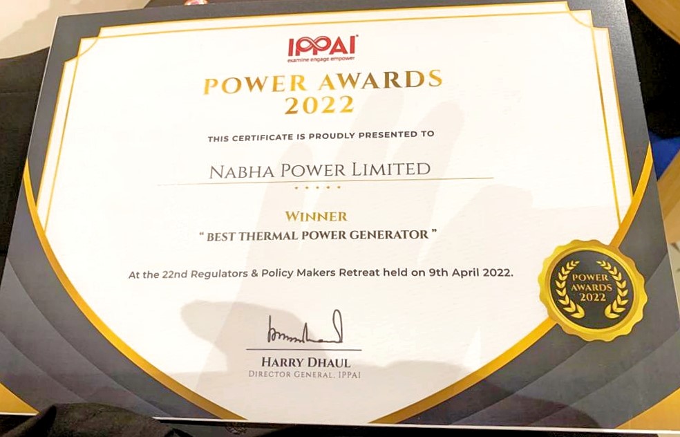 yespunjab's tweet photo. Nabha Power wins Best Thermal Power Generator Award from IPPAI
https://t.co/pyJ7WRipuZ
#NabhaPower #BestThermalPowerGeneratorAward #IPPAI #NabhaPowerLimited #PowerPlant #Nabha #Rajpura #Punjab #YesPunjab https://t.co/pBG2a3EHqT
