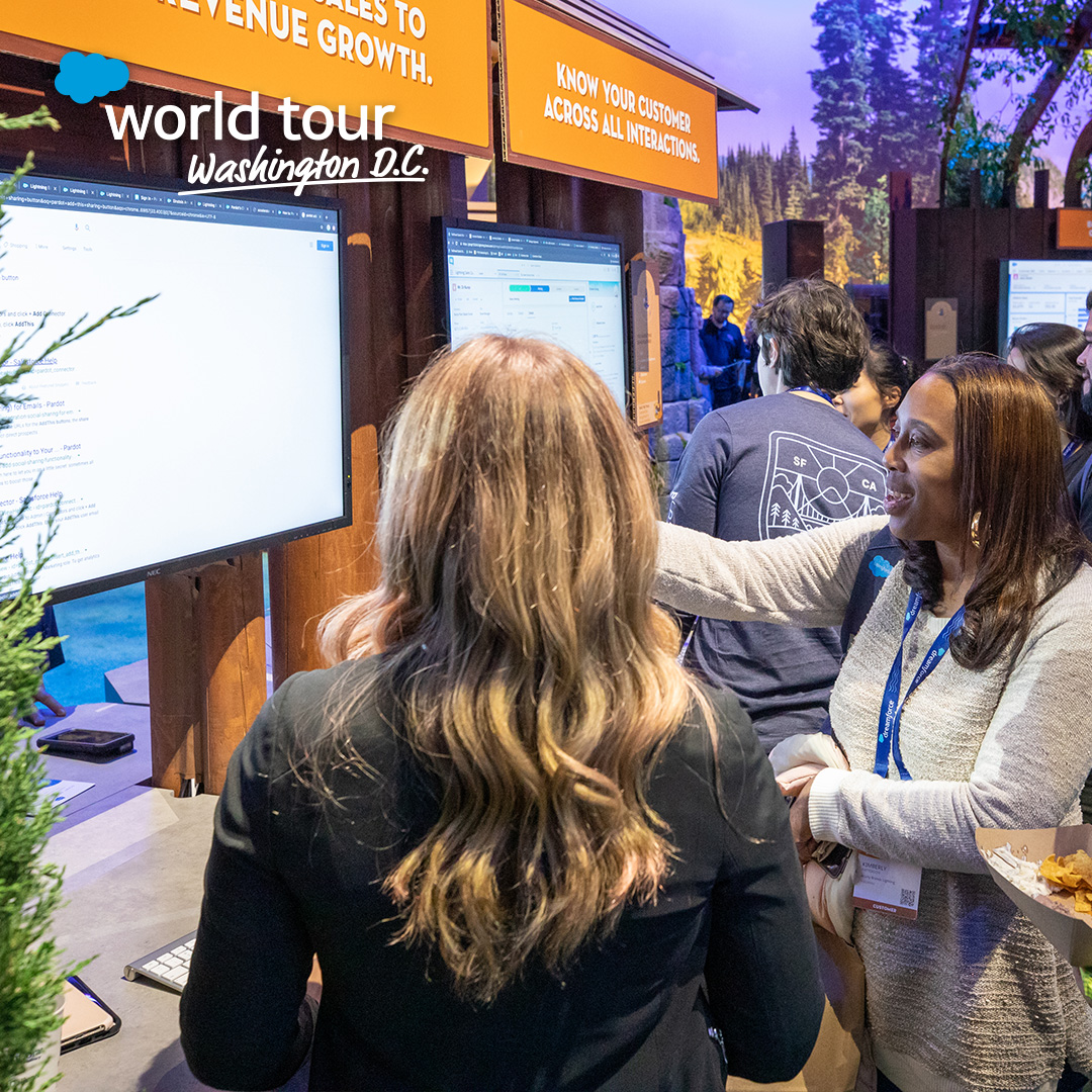 salesforce's tweet photo. Join us in Washington, D.C. to learn how public sector experts use #Customer360 to:

Modernize enterprise IT
Digitize service delivery
Transform team experiences

Plus, see how they're going Net Zero with Net Zero Cloud.

Register for the #SalesforceTour: https://t.co/VaZQarUtYH https://t.co/2wBZ8jvnz4