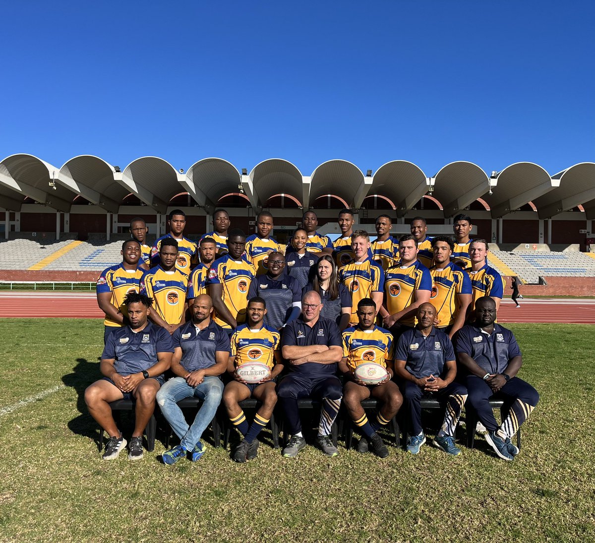 𝗧𝗲𝗮𝗺 𝗣𝗵𝗼𝘁𝗼 📸

Here’s your UWC Rugby Young Guns team to take on UCT YG in the Varsity Young Guns fifth round tomorrow! 

The team will be captained by Elkan Willemse and Almore Kuilders as vice-captain. 

Full team sheet on our Instagram page. #YoungGuns
