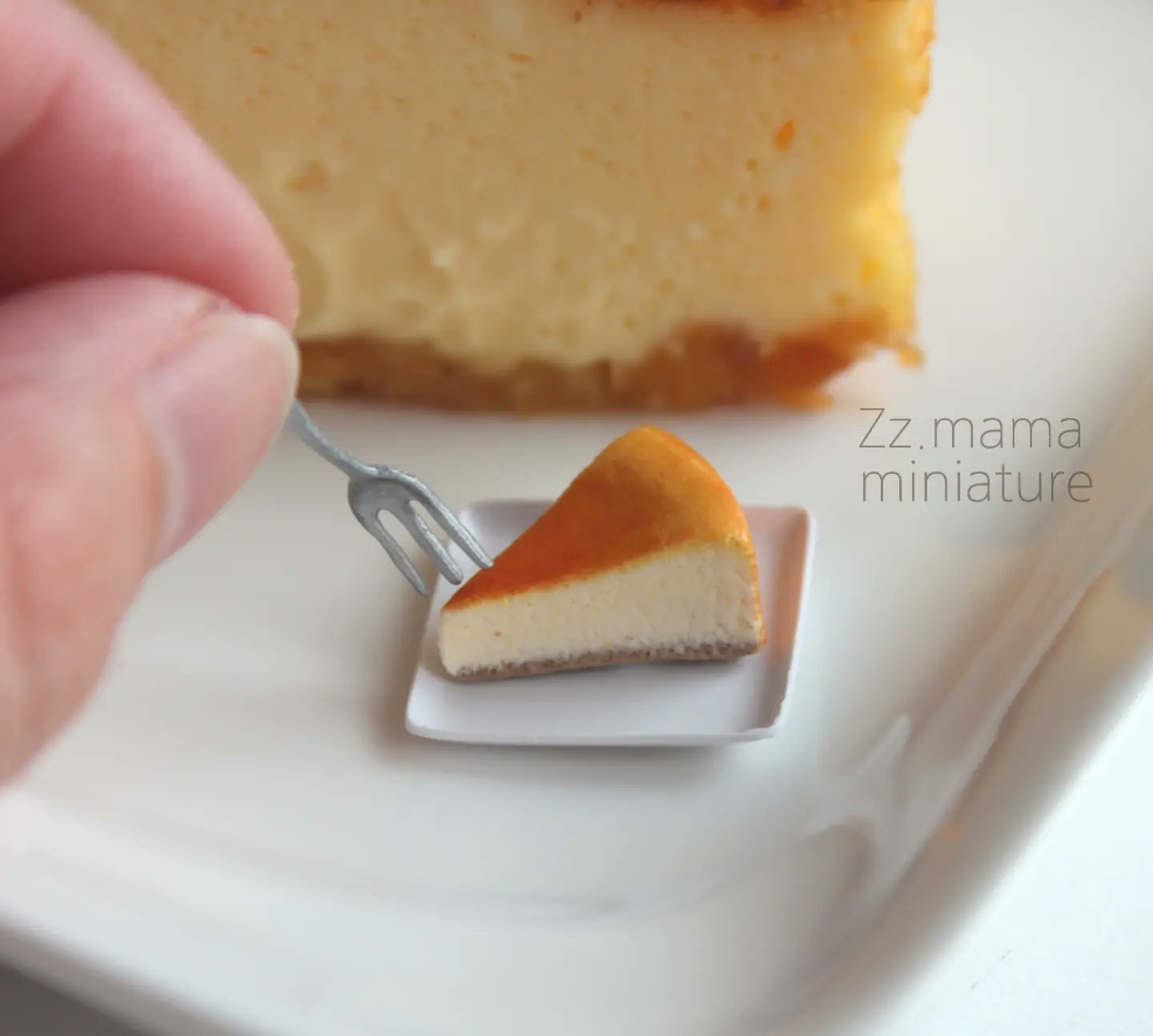 Zz Mama ベイクドチーズケーキ ダイエットは明日から ミニチュア Miniature 粘土 ハーフセラ チーズケーキ ベイクドチーズケーキ T Co Iblhh9cvjp Twitter