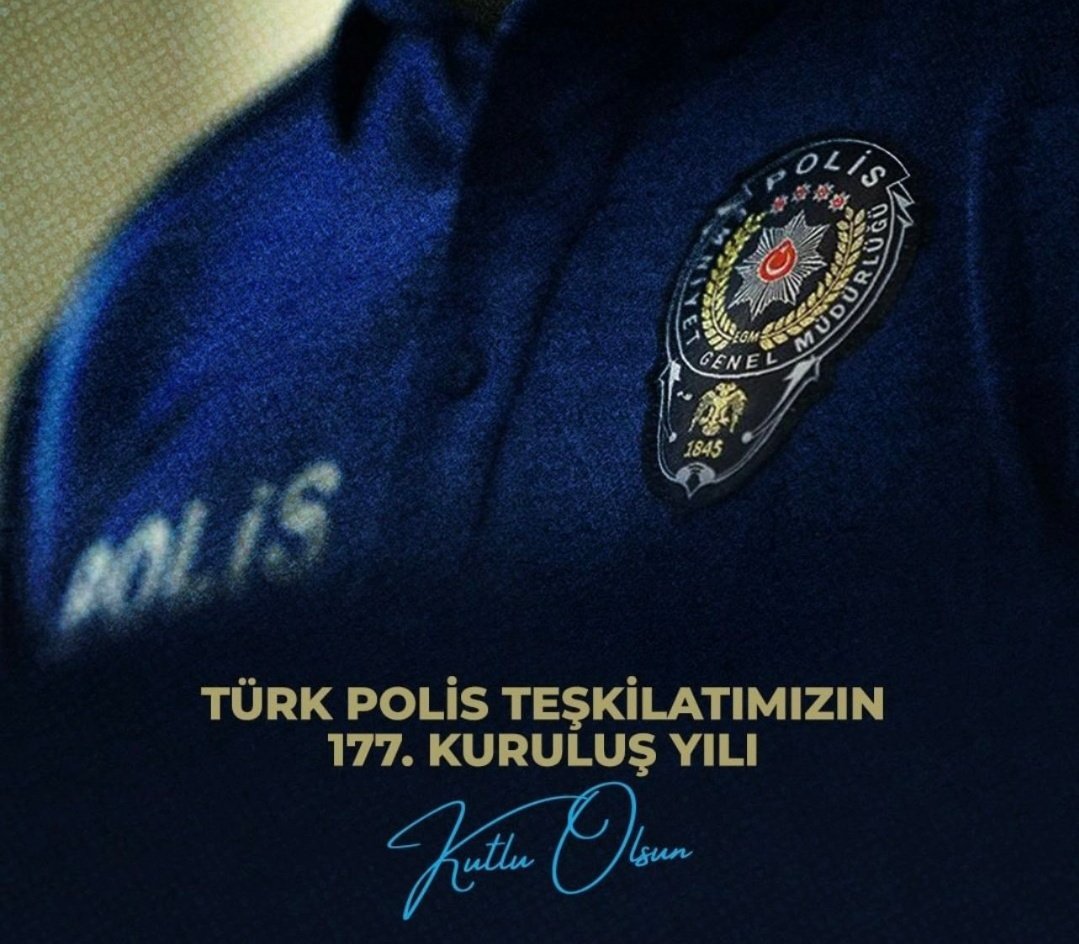 Asil Türk Polis Teşkilatı Mensuplarımızın 177. Kuruluş Yılını Kutluyor ve Başarılar Diliyorum.
#TürkPolisTeşkilatı
<a href="/GucluTRofficial/">GÜÇLÜ TÜRKİYE 🇹🇷</a>