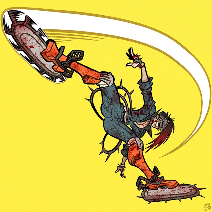 Chainsaw Kick!!! 