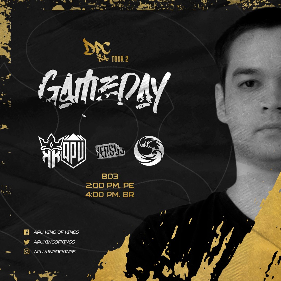 Dia do jogo. 🙌🙌
Dia de juego.
vs <a href="/beastcoast/">Beastcoast</a> 
#dpcsa #dota2 #apukok #apukingofkings