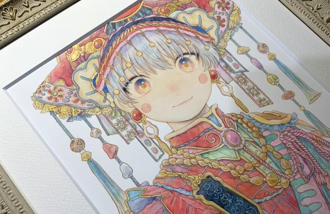久しぶりに額装作業しました。お近くまで来られた際には是非ご覧ください! 