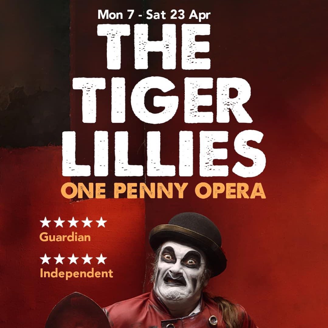 Steve Rushton Music (@rushtonmusic) on Twitter photo I’ve been on quite the cultural adventure over the past couple of days. One of the shows I enjoyed was <a href="/TheTigerLillies/">The Tiger Lillies</a>’ deliciously dark #OnePennyOpera at <a href="/sohotheatre/">Soho Theatre</a>. Terrific! 🌟 Great to witness @adrianstout’s #theramin & #musicalsaw skills! 🪚🎶
.
🎟 sohotheatre.com/shows/tiger-li… I’ve been on quite the cultural adventure over the past couple of days. One of the shows I enjoyed was <a href="/TheTigerLillies/">The Tiger Lillies</a>’ deliciously dark #OnePennyOpera at <a href="/sohotheatre/">Soho Theatre</a>. Terrific! 🌟 Great to witness @adrianstout’s #theramin & #musicalsaw skills! 🪚🎶
.
🎟 sohotheatre.com/shows/tiger-li…