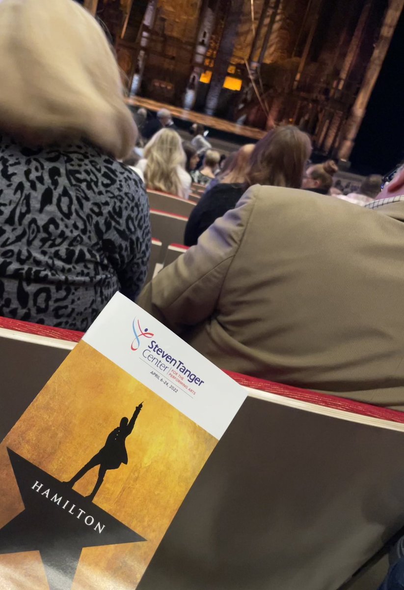 carlysmc's tweet photo. The room where it happens came to @greensborocity!! I am so thankful for @TangerCenter bringing these amazing shows to our backyard! I geeked out especially hard on this one! 🤓🥳 -C.Cooke #HamFan #hamiltonmusical https://t.co/YJrZIsrQgS