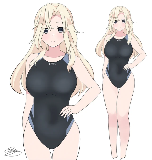 水着サラホネインピ #艦これ #サラトガ(艦隊これくしょん) #ホーネット(艦隊これくしょん) #イントレピッド(艦隊これくしょん) https://t.co/33aifCP0KI 