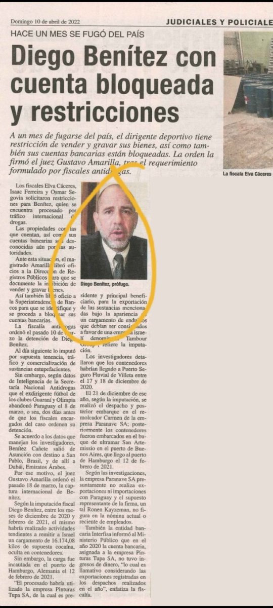Esto es <a href="/ABCDigital/">ABC Digital</a> hoy, poco serio confunden al Juez Gustavo Amarilla con un procesado. Este es el medio que se dice ser el dueño de la verdad, como muestra basta un botón. Entendamos que así también manejan la información según su interés económico, empresarial y político.