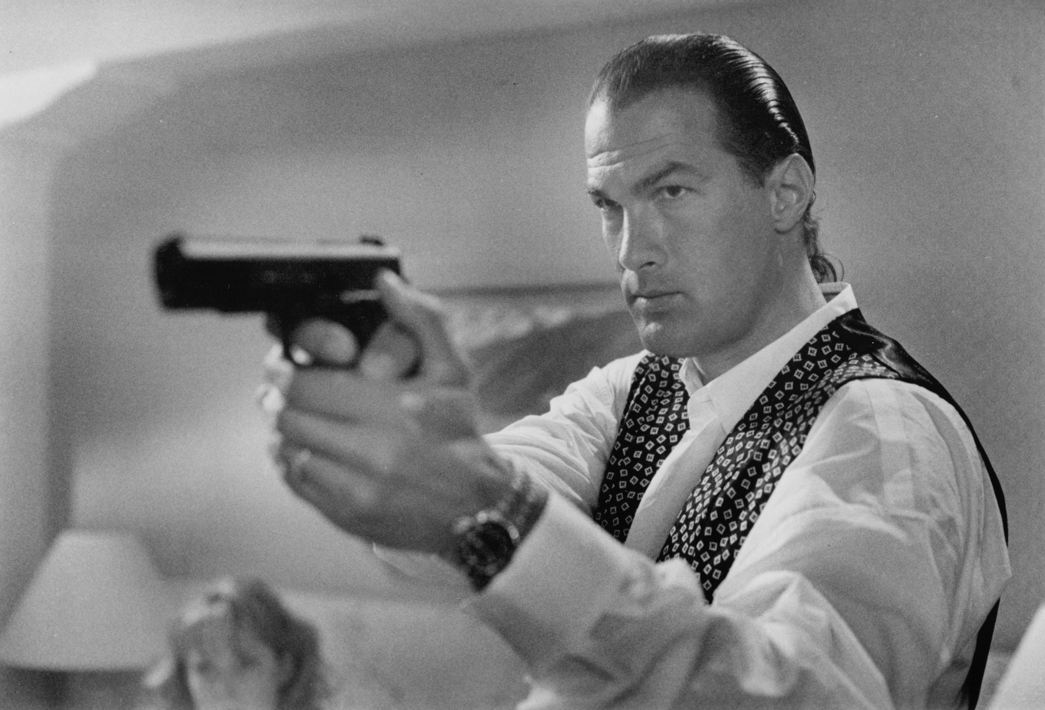  Happy birthday Steven Seagal (April 10, 1952, Lansing, Michigan) here in Hard to Kill (1990) 