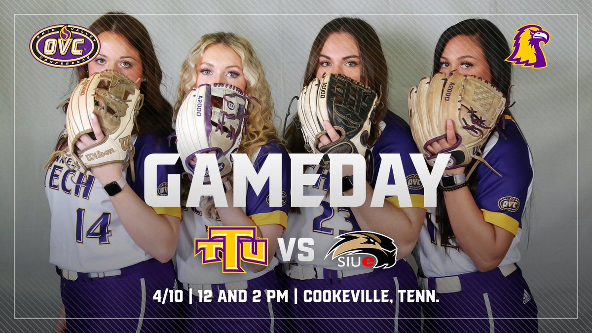 TTU_Softball's tweet photo. GAMEDAY IN COOKEVILLE! The Golden Eagles host SIUE in an OVC doubleheader, starting at noon!
STATS: https://t.co/aRQZGPtKaf | https://t.co/TM8vEgIZvo
VIDEO: https://t.co/4SWMW537Tq
#WingsUp #OVCit https://t.co/4pY1MrsJy3