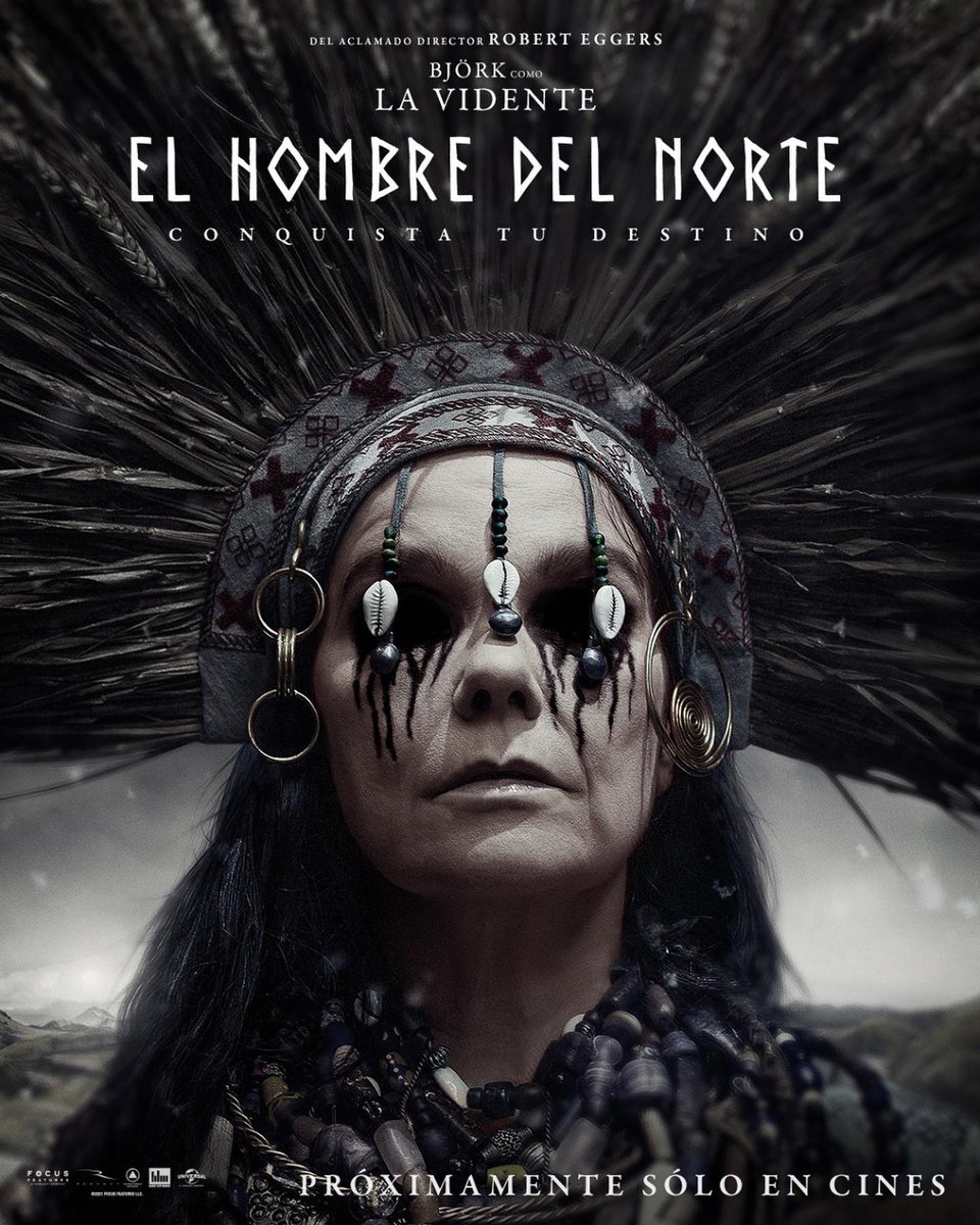 cinemagallanes's tweet photo. Alexander Skarsgård, Nicole Kidman, Claes Bang, Anya Taylor-Joy, Ethan Hawke, Björk y Willem Dafoe protagonizan #ElHombreDelNorte, del visionario director Robert Eggers. 🗡 Próximamente, sólo en cines. https://t.co/pDz7YrKDoJ