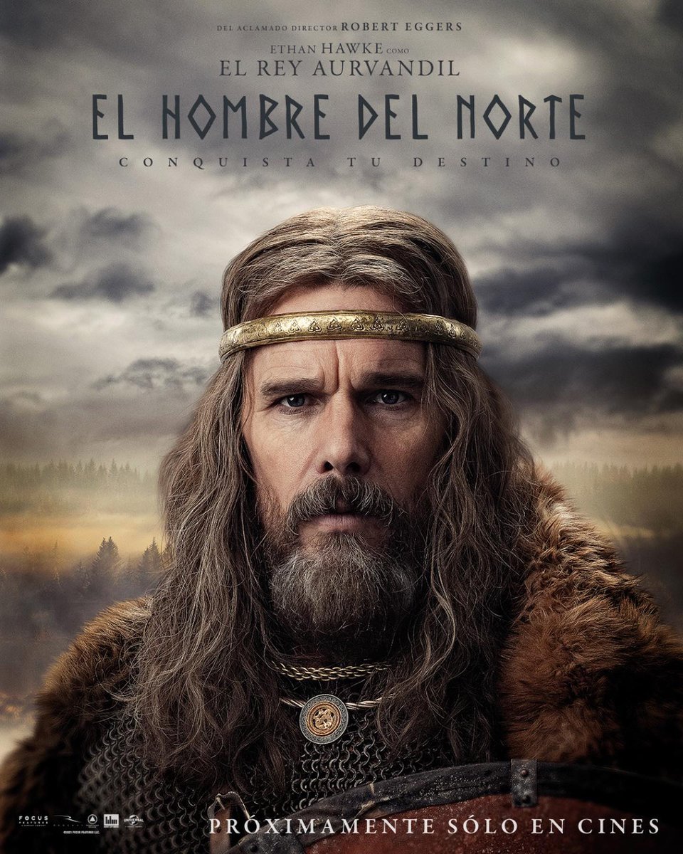 cinemagallanes's tweet photo. Alexander Skarsgård, Nicole Kidman, Claes Bang, Anya Taylor-Joy, Ethan Hawke, Björk y Willem Dafoe protagonizan #ElHombreDelNorte, del visionario director Robert Eggers. 🗡 Próximamente, sólo en cines. https://t.co/16g91GA7MQ