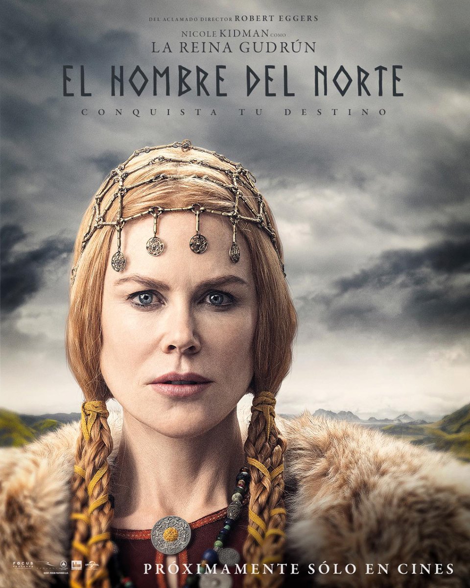 cinemagallanes's tweet photo. Alexander Skarsgård, Nicole Kidman, Claes Bang, Anya Taylor-Joy, Ethan Hawke, Björk y Willem Dafoe protagonizan #ElHombreDelNorte, del visionario director Robert Eggers. 🗡 Próximamente, sólo en cines. https://t.co/16g91GA7MQ