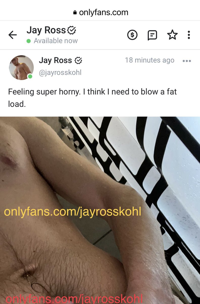 JayRossKohl's tweet photo. My first upload to OnlyFans done! Here it is! … sorry, had to crop out the goodies on here, but you can check out my OF for the full, uncropped, uncensored view 🤭 https://t.co/tTiLVUmfKG