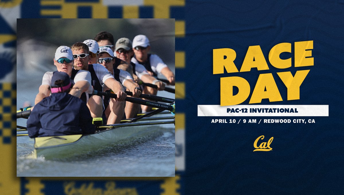 CalMRowing's tweet photo. It's Race Day Bears! Day โ of the Pac-12 Challenge at Redwood Shores!
๐ฃโโ๏ธ Redwood Shores
๐ Redwood City, CA
โฒ 9 a.m. PT
๐บ https://t.co/iE4o2OX5GB
#CalMRowing | #GoBears https://t.co/xzSBdek7p7