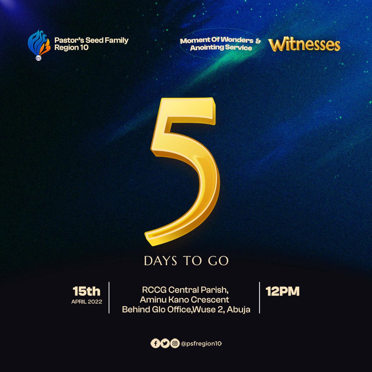 psfregion10's tweet photo. 5 Days to Moment of Wonders!!🎉

Spread the word!
Repost, Retweet, Tell a seed to tell a seed!!💫

#psfcares
#psfregion10
#momentofwonders
#witnesses https://t.co/AGK26d0JxS