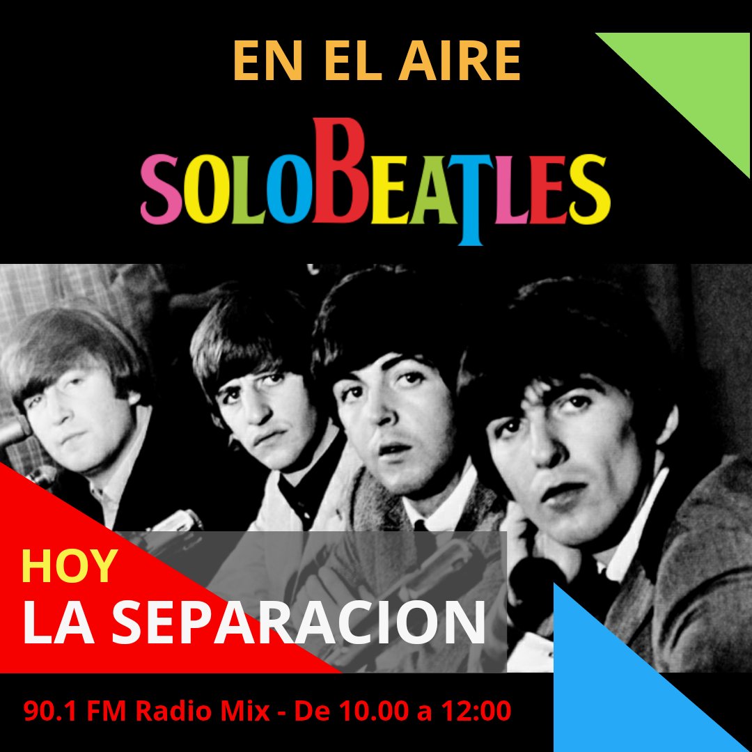 adoldiaz's tweet photo. En el aire #SoloBeatles. El único programa del año que no nos gusta hacer, pero lo hacemos - a pesar de la tristeza - porque somos fieles a nuestros oyentes. https://t.co/Ze8s2SlwP3