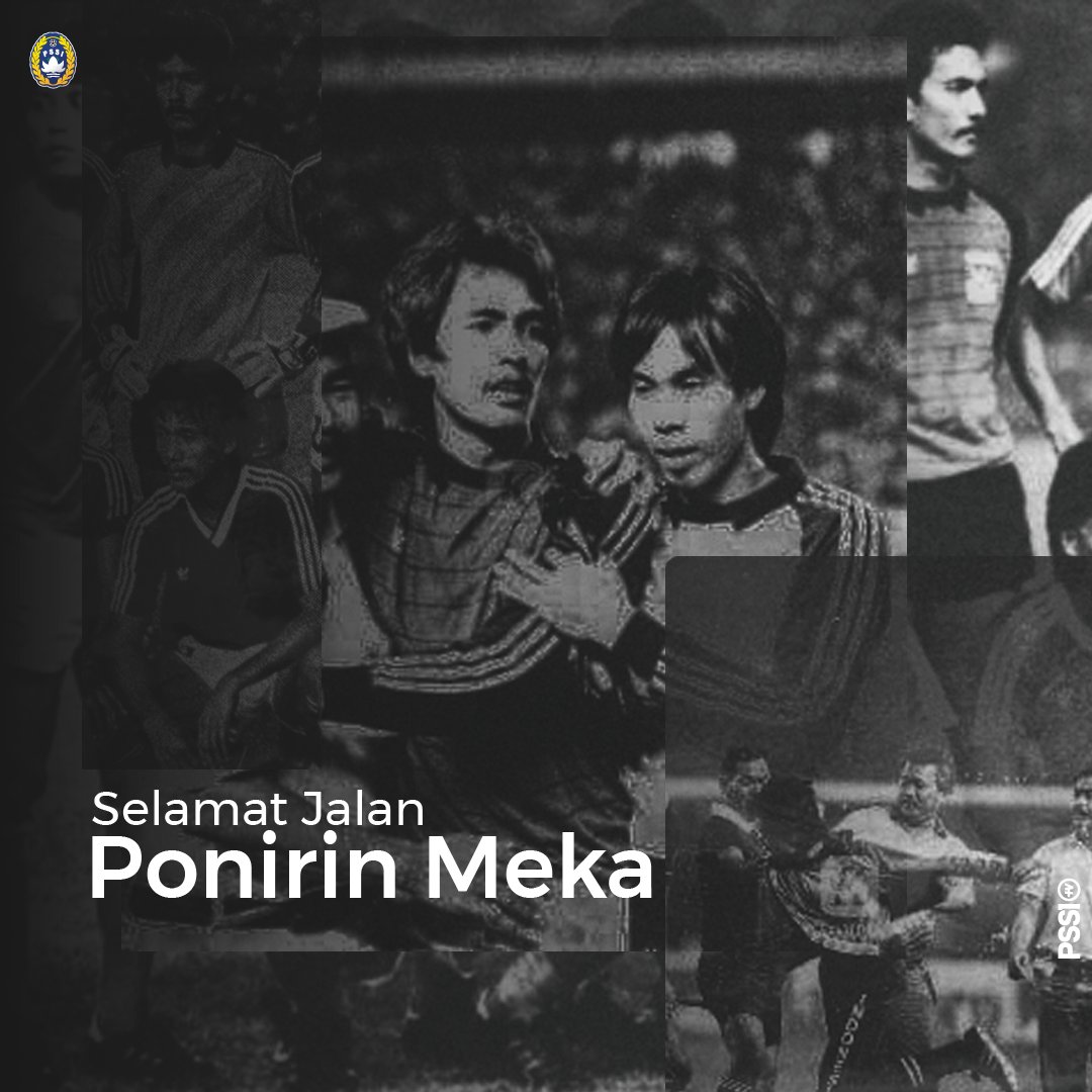 PSSI's tweet photo. Turut berduka cita atas meninggalnya Penjaga Gawang Timnas Indonesia era 80an, Ponirin Meka.

Semoga amal ibadah almarhum diterima dan keluarga yang ditinggal dapat diberi ketabahan.

#KitaGaruda #MeraihImpian https://t.co/07EBFw9AMW