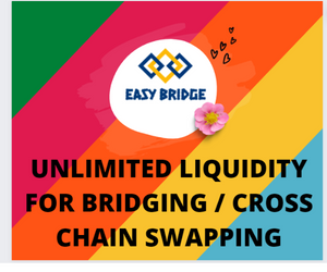 easy_bridge's tweet photo. DO EASY CROSS CHAIN SWAPS WITH EASY BRIDGE 

#CryptoNews #Crypto #cryptocurrency #DeFi #NFTCommunity #altcoinseason #ToTheMoon https://t.co/SzawHfDvhA