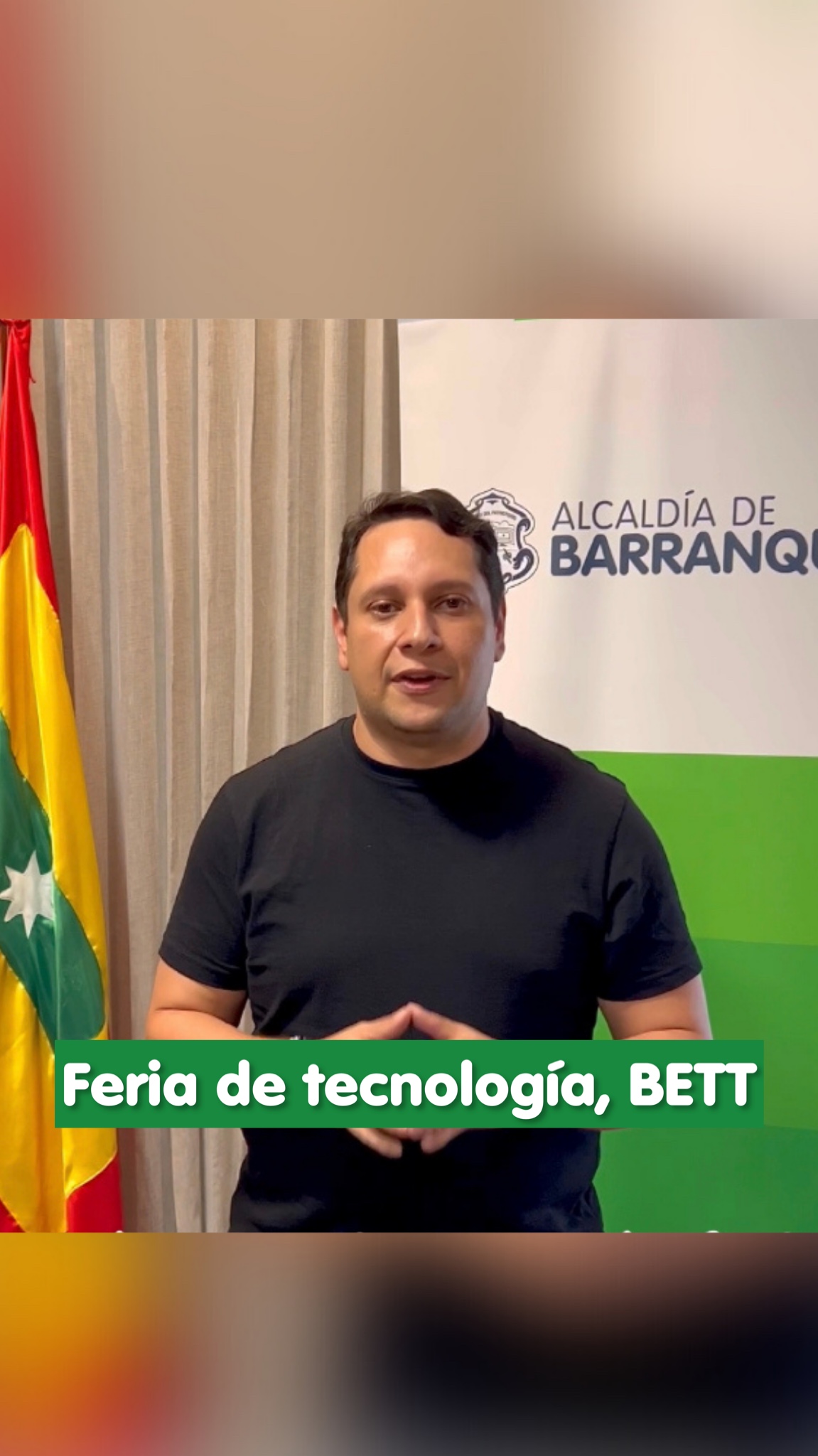 Alcaldía de Barranquilla on Twitter "🧑‍💻Estuvimos en la feria BETT