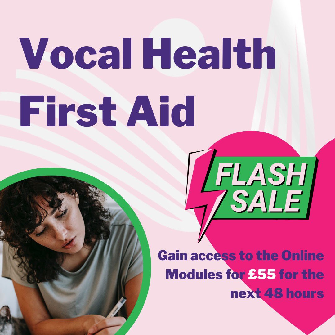 thevocalhealth's tweet photo. π₯³ SURPRISE! Weβve released the next 50 places for the #VocalHealthFirstAid course.
The knowledge from this course can help you vocally empower those who need it most.
β¬οΈ
https://t.co/SIjjA6FOvg https://t.co/YHgZuKAVDP