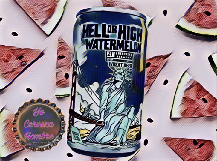 yocervezahombre's tweet photo. Some amazing #HellorHighWatermelon #beer from @21stAmendment https://t.co/8TE75h4shF