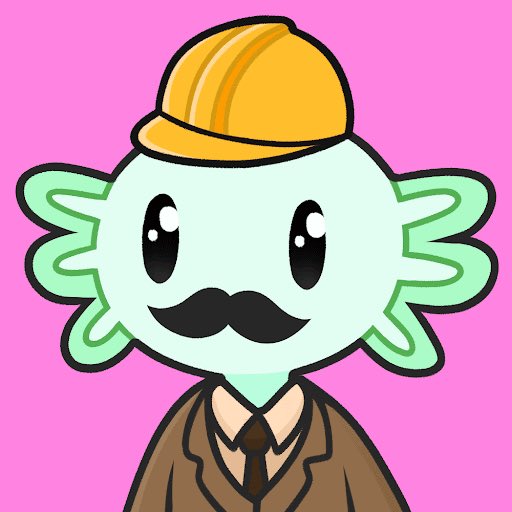 #NewNFTProfilePic …. Yellow helmet and a mustache. Me in real life! 🔥🪓 <a href="/AxolittlesNFT/">Axolittles ✨</a>