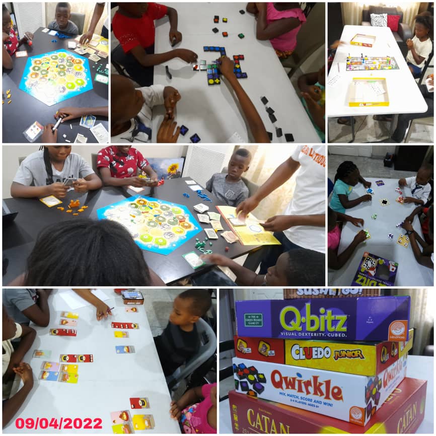 CedarsLightHse's tweet photo. Our 2nd Quarter Boardgame session opened yesterday with a bang 🔥. 
13 children, 3 groups, 6 games including CATAN by @settlersofcatan, Qwirkle &amp; Q-bitz by @MindWareToys, Sushi-Go by @Gamewright and Cluedo Jr by @Hasbro #boardgames #phtwittercommunity https://t.co/rSvjDAFI0t