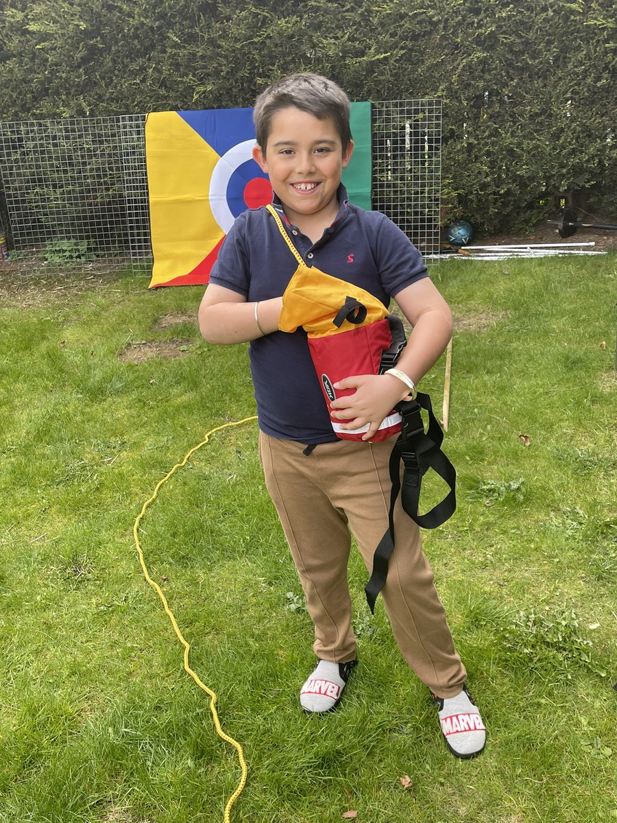 My 7 year old is just as excited about my new work ‘props’ as I am!  Time for a bit of Sunday afternoon target practice😃 rescuer in the making, you are never too young to learn 👍