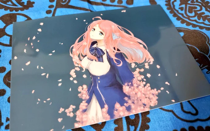 ぷりりんさん()の誕生日さくらちゃんプリントさせていただきました!儚い美しさが…素敵ですありがとうございました!! 