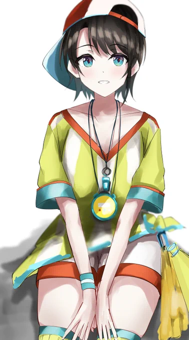 スバルちゃんの座り方好き #プロテインザスバル #大空スバル 