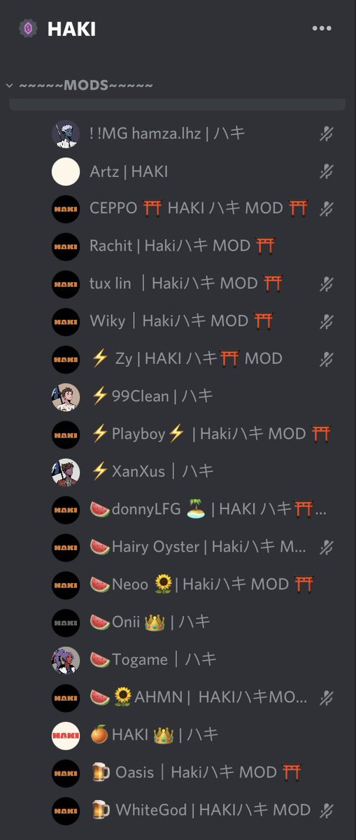 one final team huddle before <a href="/HakiNFT/">HAKI</a> mint! i’m humbled to be part of something this big in my NFT career 

whatever happens from here on out, i’m truly grateful for this opportunity to serve the community and alongside my fellow mods ❤️⛩