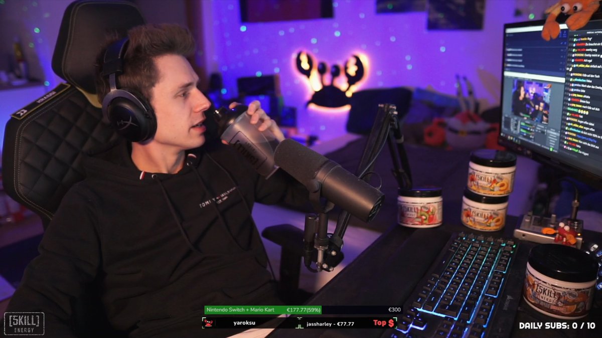 Bei den ganzen Dosen hast du bald keinen Platz mehr am Tisch!😜

Entertainment by Krabbi + Performance by Skill😁
#skillifiziert #BoostYourSkill

#SkillEnergy #gamingbooster #esport #esports #zocken #energydrink #performancedrink