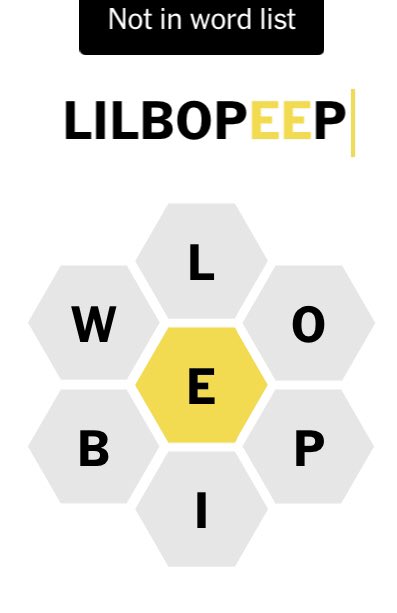 GreenKitchen's tweet photo. Had to try. It’s a compulsion. #hivemind #spellingbee https://t.co/TlPvxuZK9t