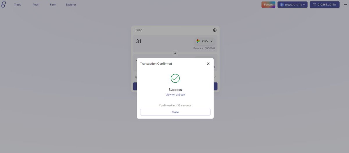 LeisaReis902's tweet photo. I suggest everybody to using this platform
Discord：https://t.co/DxopWUXxzS
#L222 #zkSync #Layer2 #ZKRollup #testnet #Ethereum #DeFi @syncswap https://t.co/horleXTTj6